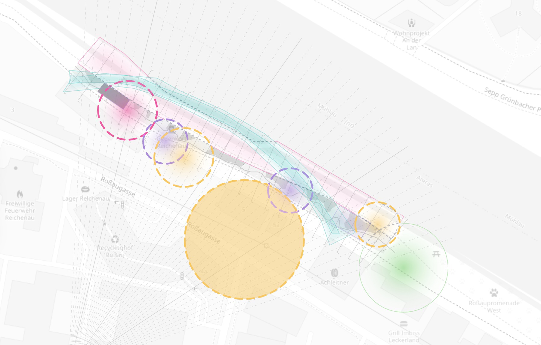 Audioweg-Oberfläche mit interaktiver Karte und Hörerlebnis für den Gedenkort Reichenau